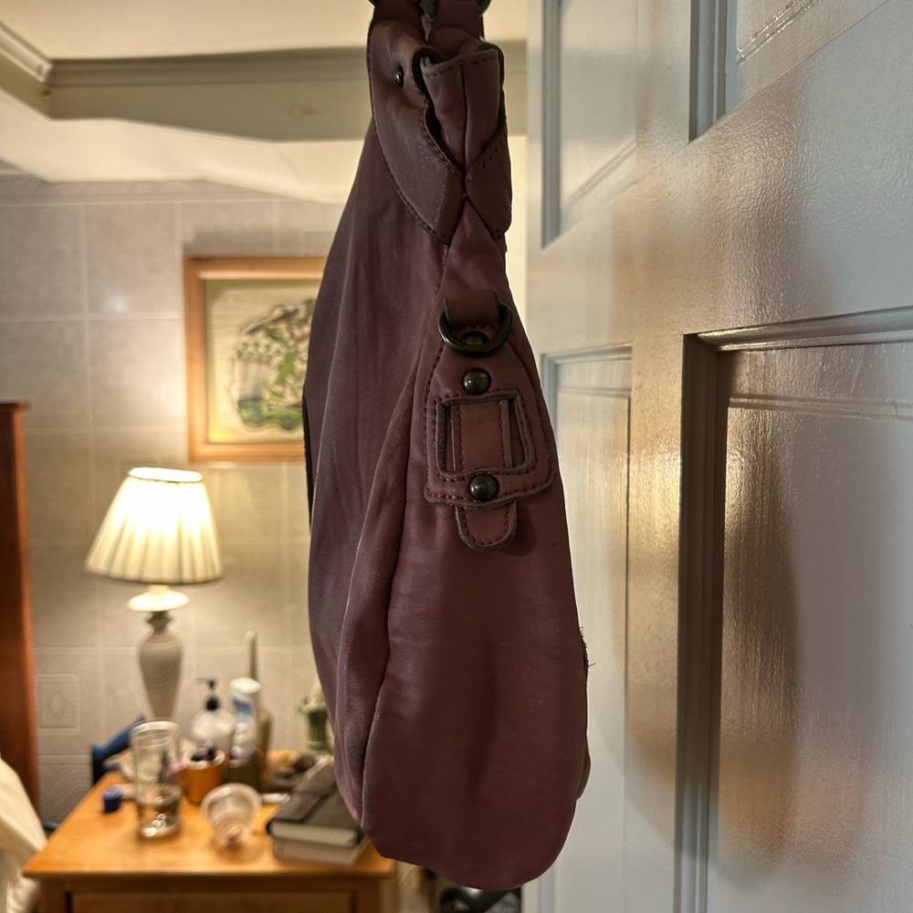 Latico Brown Leather Hobo Bag - Picture 3 of 6